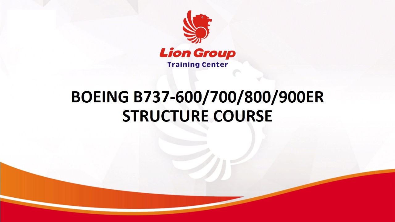BOEING B737-600/700/800/900ER STRUCTURE COURSE (ATA 51)