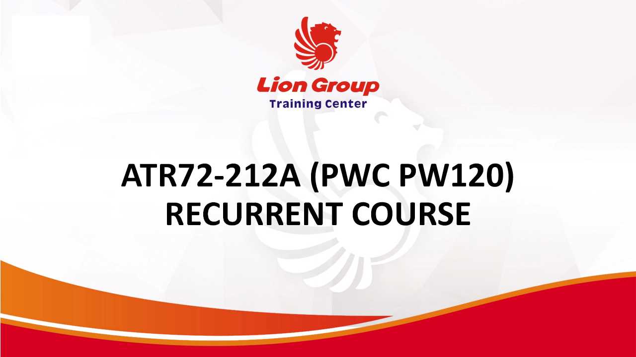 ATR72-212A (PWC PW120) RECURRENT COURSE